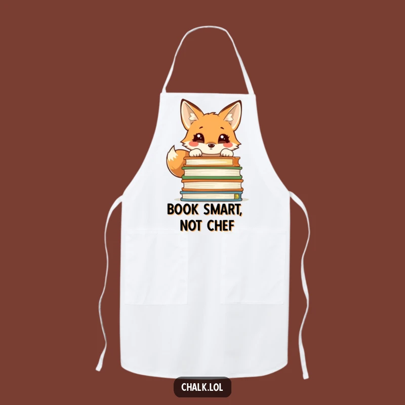 Funny Fox Apron - Culinary Scholar Kitchen Accessory